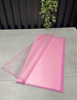 Folia transparentna z obramowaniem F195 arkusz 58 cm x 58 cm