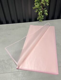 Folia transparentna z obramowaniem F195 arkusz 58 cm x 58 cm