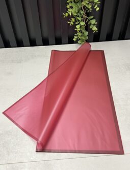 Folia transparentna z obramowaniem F195 arkusz 58 cm x 58 cm