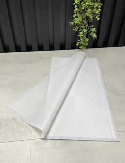 Folia transparentna z obramowaniem F195 arkusz 58 cm x 58 cm