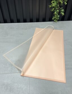 Folia transparentna z obramowaniem F195 arkusz 58 cm x 58 cm